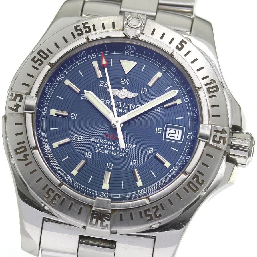 BREITLING 自動巻き腕時計 A17380 コルト ブライトリング BREITLING A17380 コルト デイト 自動巻き メンズ