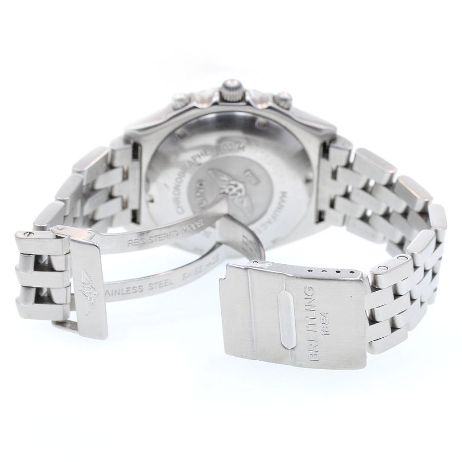 ブライトリング 訳あり BREITLING A13050.1 クロノマット ブラック  