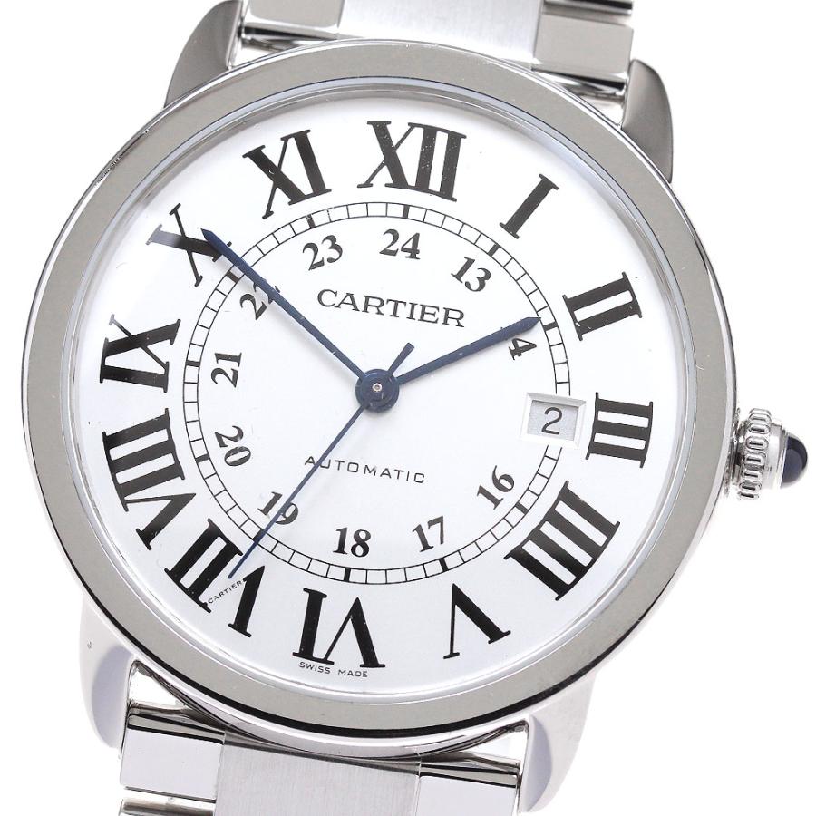 カルティエ CARTIER W6701011 ロンドソロ ドゥ カルティエXL デイト 自動巻き メンズ 保証書付き_849614 Cartier（カルティエ） CARTIER W6701011 ロンドソロ ドゥ カルティエ
