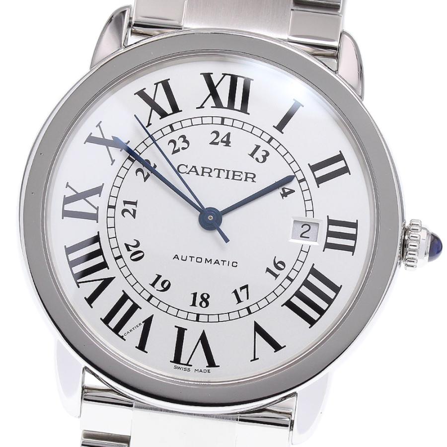 カルティエ CARTIER W6701011 ロンドソロ ドゥ カルティエXL デイト 自動巻き メンズ 保証書付き_941994 Cartier（カルティエ） CARTIER W6701011 ロンドソロ ドゥ カルティエ