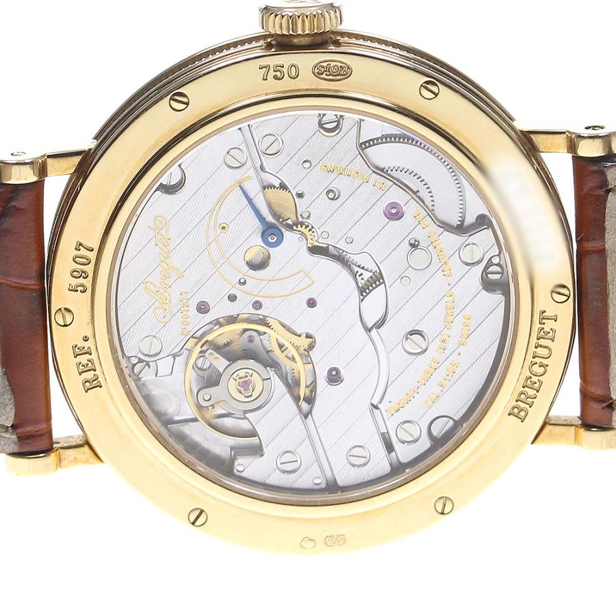 【状態良し】 プシュケ プレート ブレゲ（BREGUET） Breguet 5907 クラシック K18YG スモールセコンド