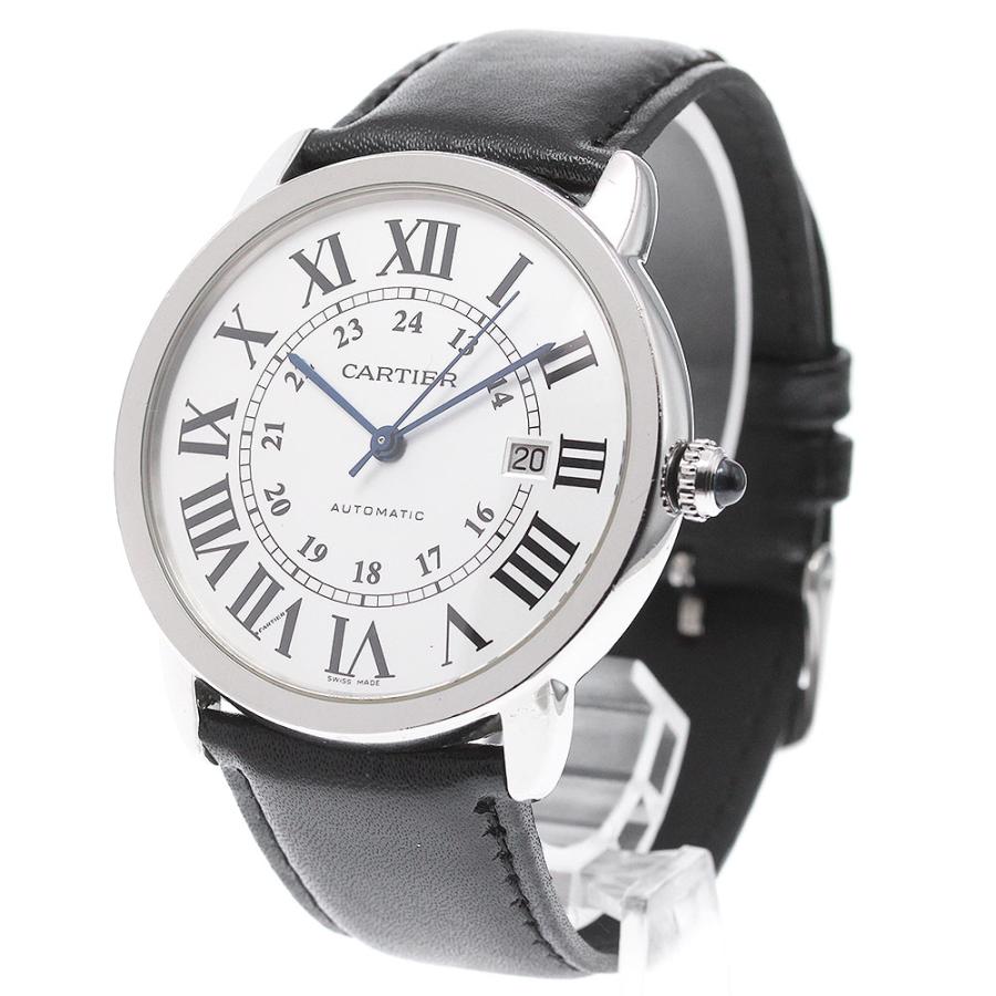 カルティエ CARTIER W6701010 ロンドソロXL デイト 自動巻き メンズ  