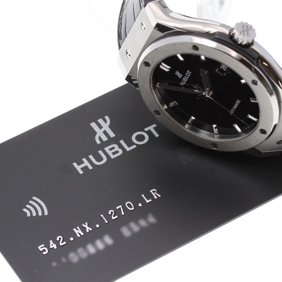 ウブロ HUBLOT 542.NX.1270.LR クラシックフュージョン デイト 自動巻き メンズ 保証書付き_807546 HUBLOT（ウブロ） HUBLOT 542.NX.1270.LR クラシックフュージョン