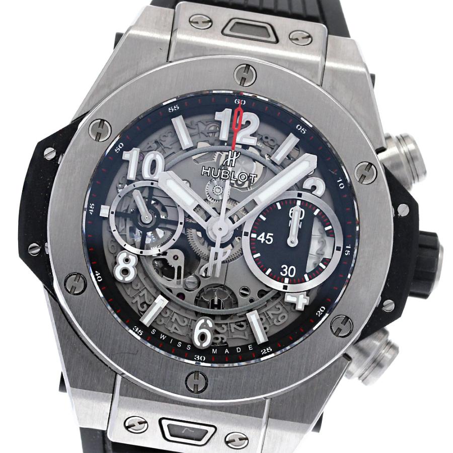 ウブロ HUBLOT 441.NX.1170.RX ビッグバン ウニコ クロノグラフ 自動巻き メンズ 良品 _837637 HUBLOT（ウブロ） HUBLOT 441.NX.1170.RX ビッグバン ウニコ クロノ