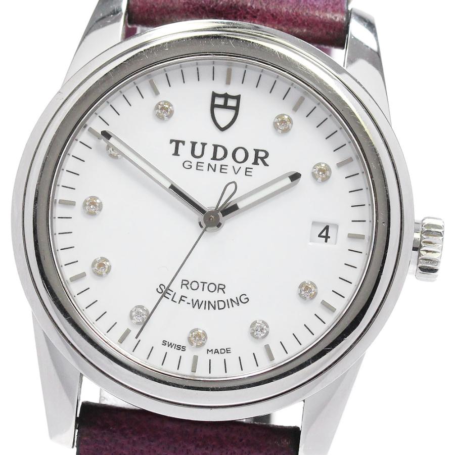 チュードル TUDOR 55000 グラマー デイト 10Pダイヤ 自動巻き メンズ 保証書付き_957917 TUDOR（チューダー） チュードル TUDOR 55000 グラマー デイト 10P