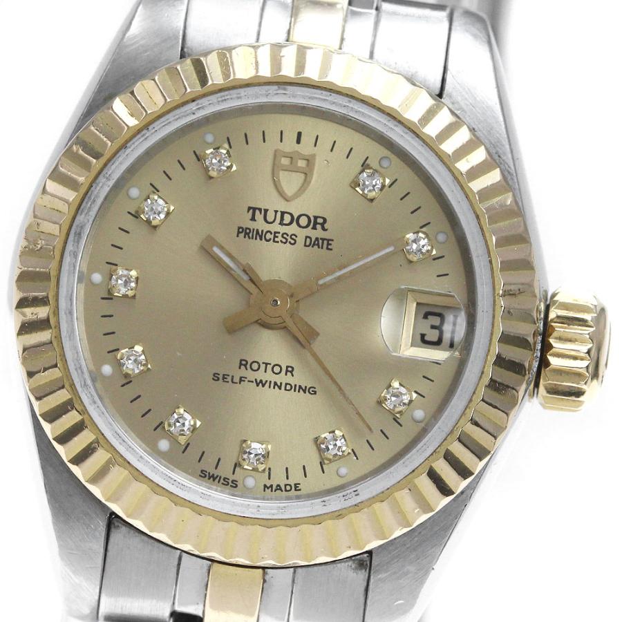 TUDOR チュードル 92513 プリンセス デイト 10Pダイヤ cal.2671 自動 