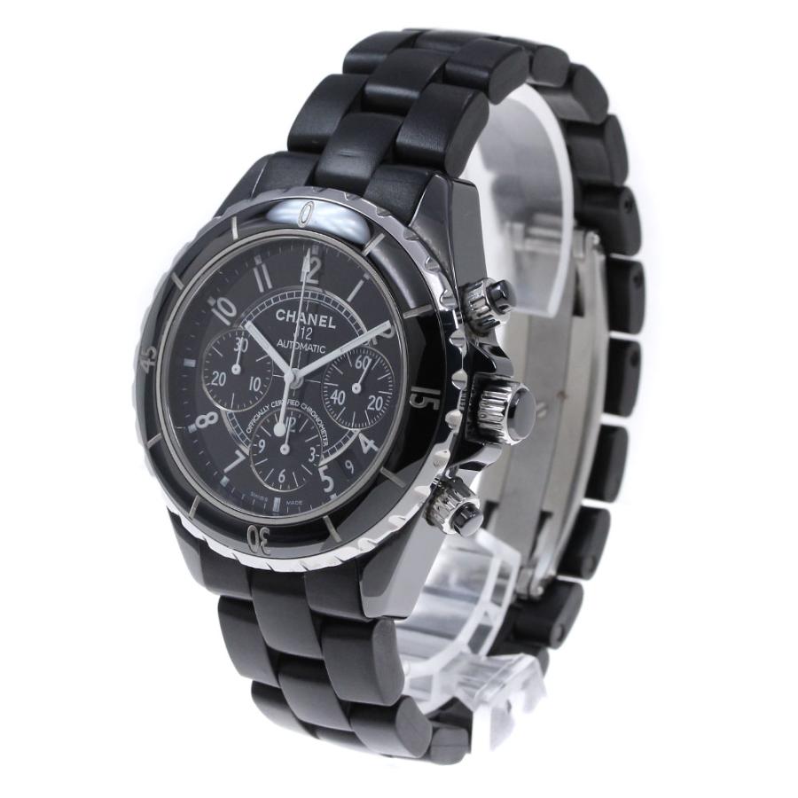 CHANEL（シャネル） CHANEL H0939 J12 黒セラミック クロノグラフ 自動 