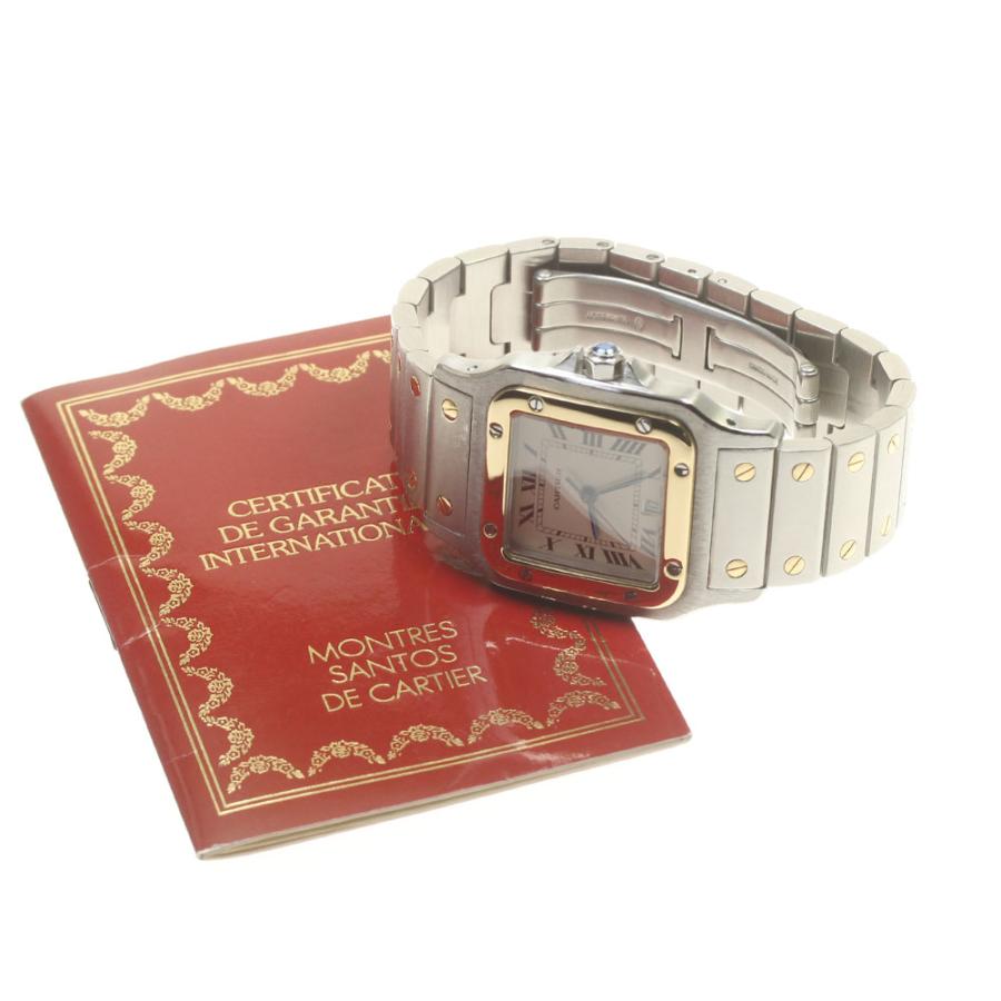 Cartier カルティエ CARTIER W20011C4 サントスガルベLM YGコンビ 