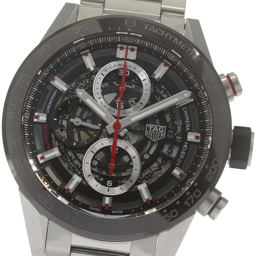 タグホイヤー TAG HEUER CAR201U-0 カレラ Cal.ホイヤー01 クロノグラフ 自動巻き メンズ 極美品 箱・保証書付き_838647 TAG HEUER（タグ・ホイヤー） TAG HEUER CAR201U-0 カレラ Cal