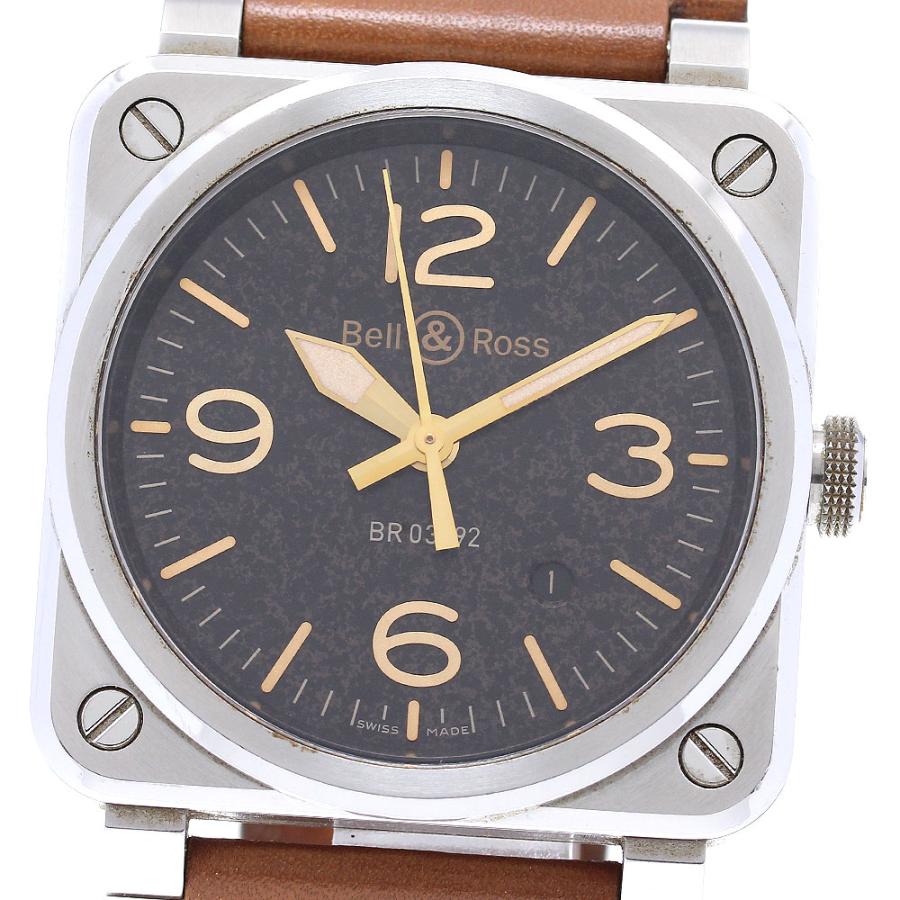 ベル&ロス ベル＆ロス Bell＆Ross BR03-92-ST-G-HE/SCA2 ゴールデン 