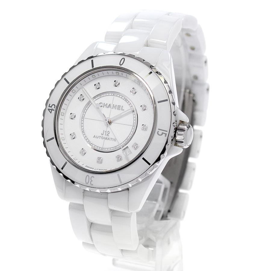 CHANEL（シャネル） CHANEL H5705 J12 白セラミック 38MM 12Pダイヤ