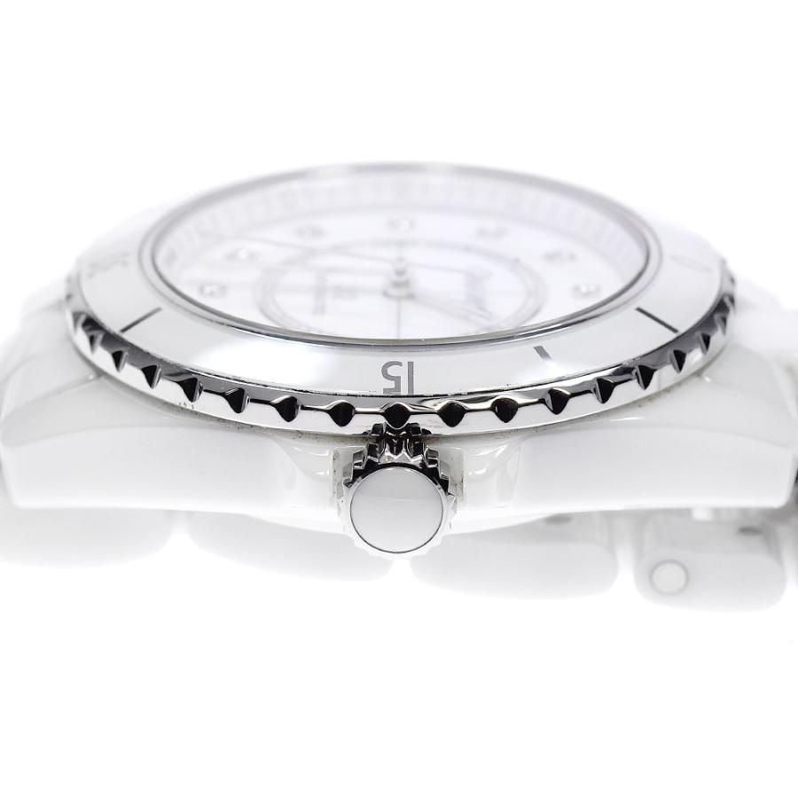 シャネル CHANEL H5705 J12 白セラミック 38MM 12Pダイヤ キャリバー12.1 自動巻き メンズ _839150 CHANEL（シャネル） CHANEL H5705 J12 白セラミック 38MM 12Pダイヤ
