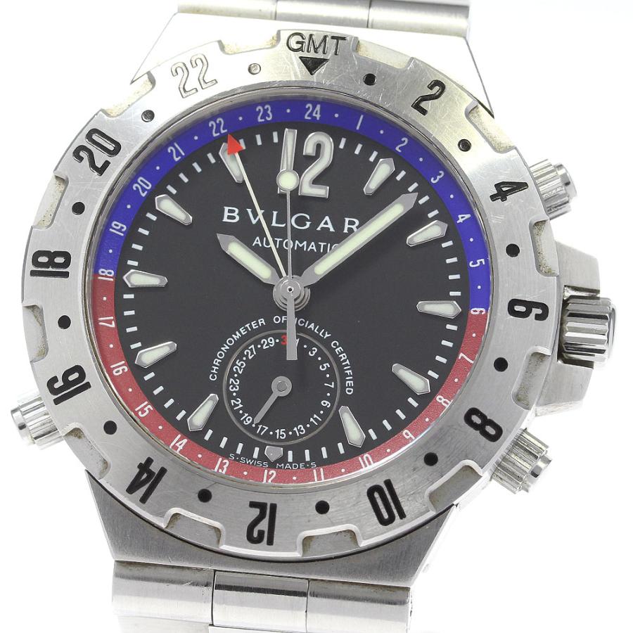 BVLGARI ブルガリ GMT40S ディアゴノ GMT デイト 自動巻き メンズ 