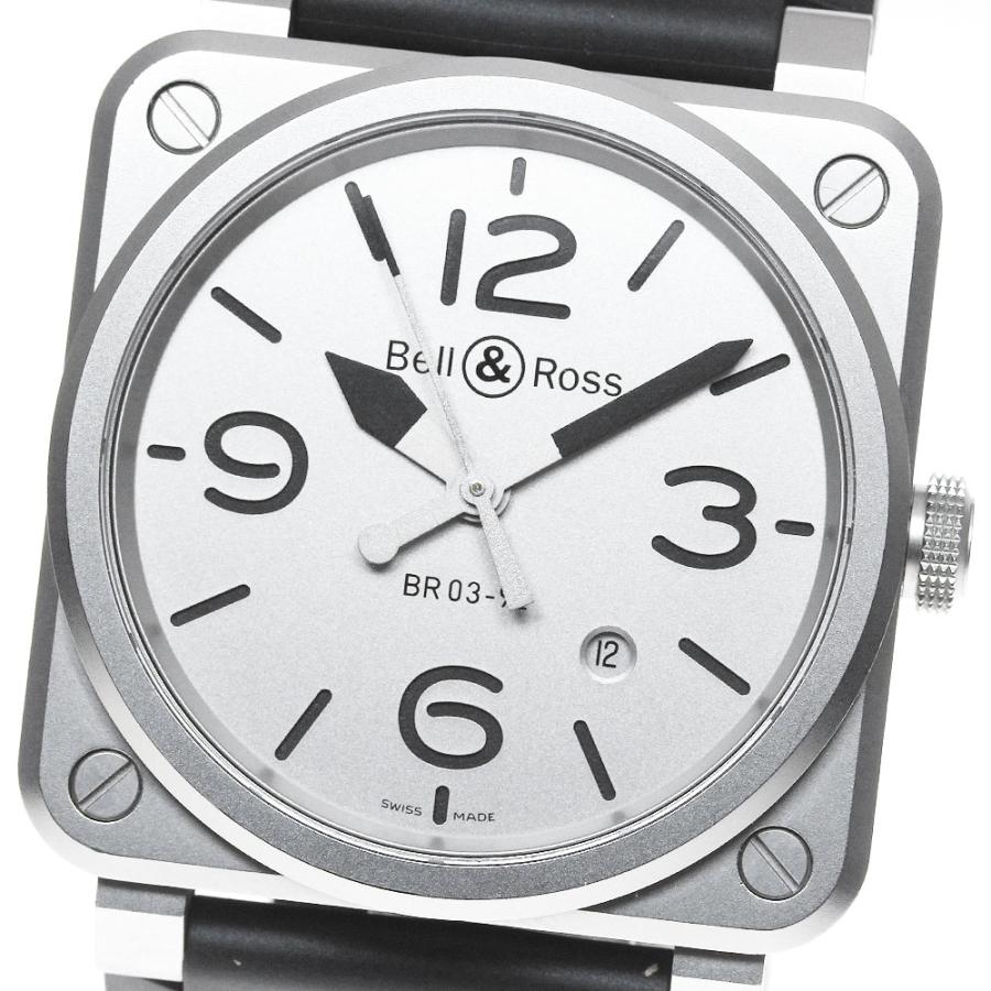 ベル&ロス Bell＆Ross BR03-92-GBL-ST/SRB ホロブラック デイト