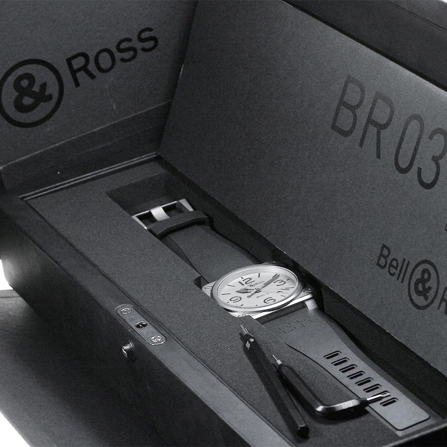 ベル&ロス Bell＆Ross BR03-92-GBL-ST/SRB ホロブラック デイト
