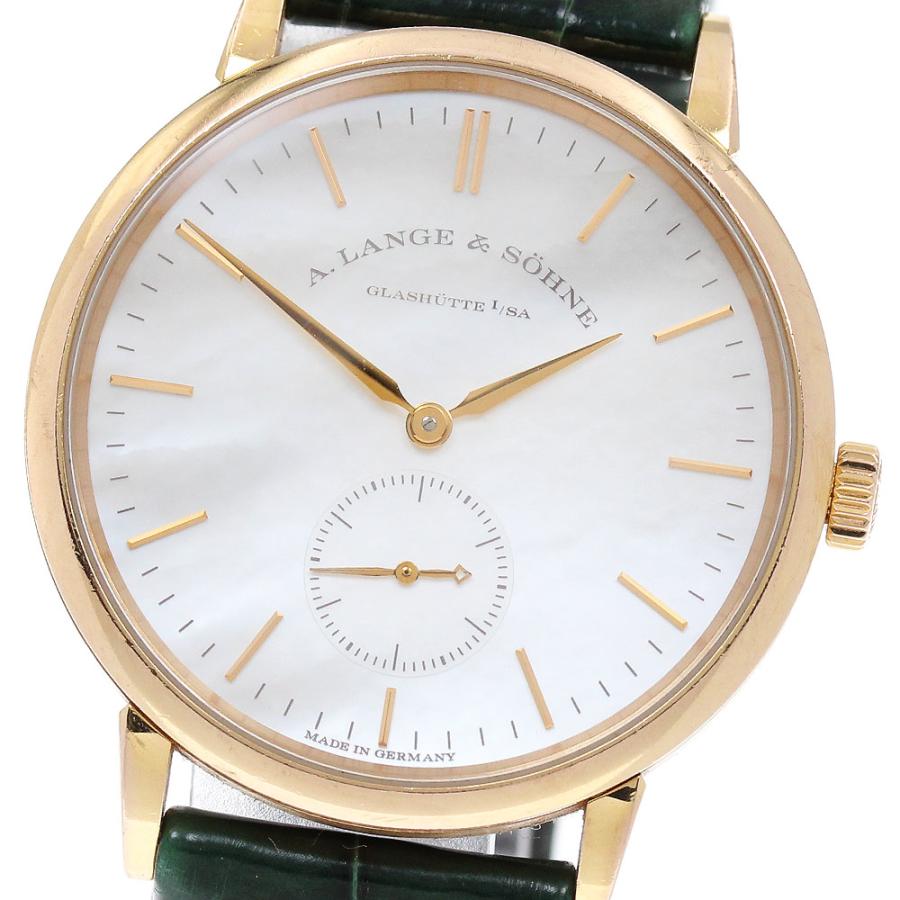 ランゲ＆ゾーネ A.LANGE＆SOHNE 219.043 サクソニア K18PG 手巻き