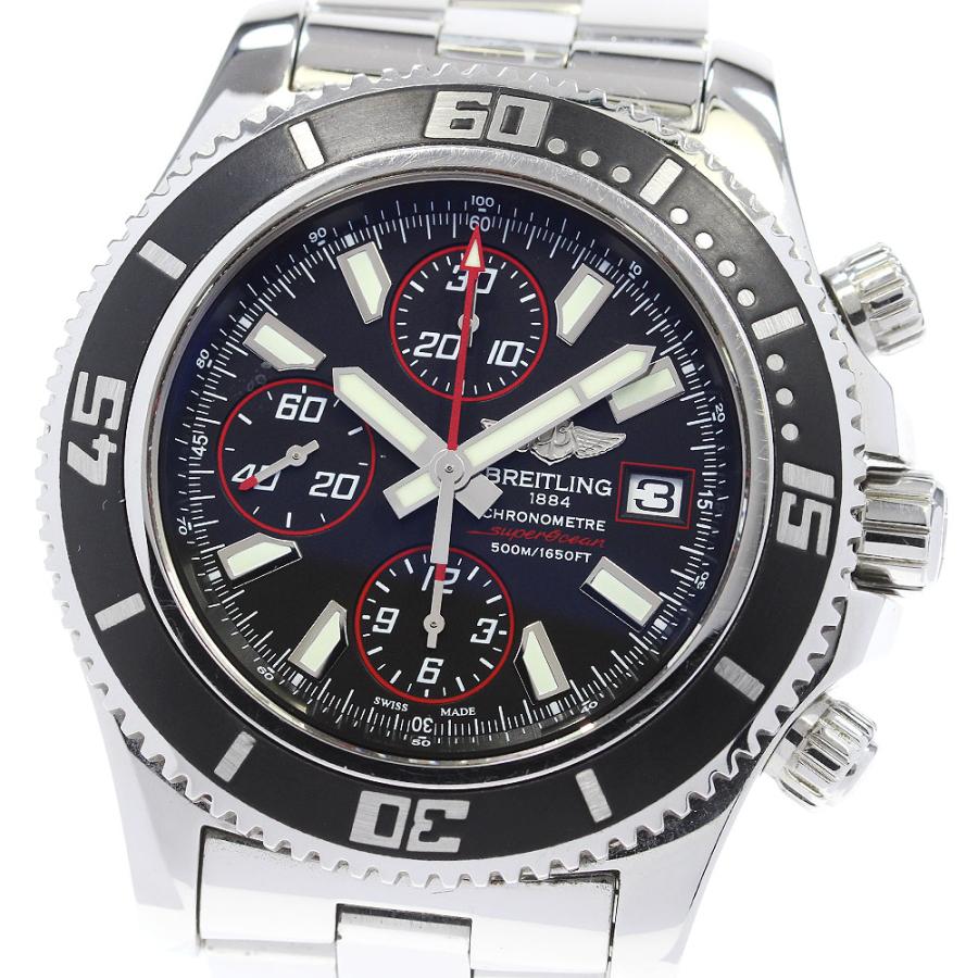 ブライトリング BREITLING A13341 スーパーオーシャン クロノグラフ 自動巻き メンズ 箱・保証書付き_820217 ブライトリング（BREITLING） BREITLING A13341 スーパーオーシャン