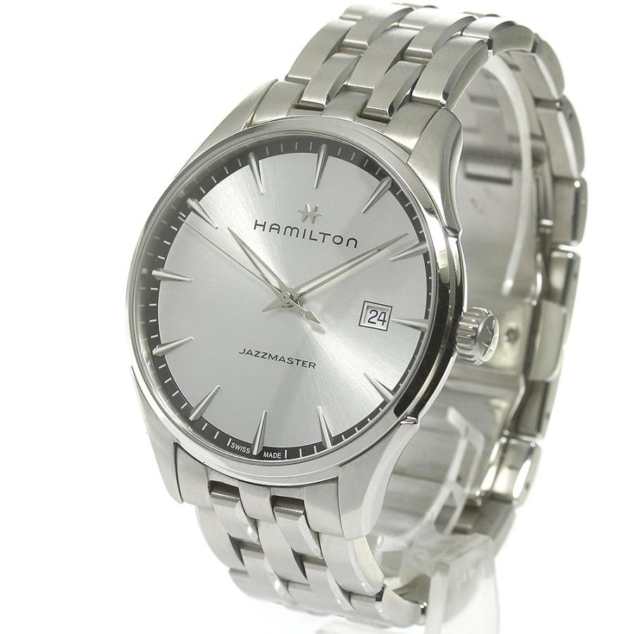 HAMILTON Jazzmaster 腕時計 H324510 ハミルトン ジャズマスター H324510 グレー メンズ 時計 【中古