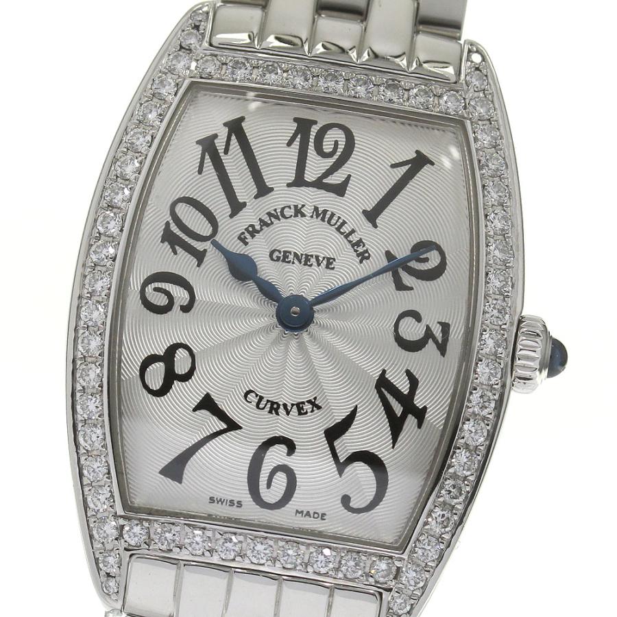 FRANCK MULLER フランクミュラー 1752QZDP トノー カーベックス ダイヤ  