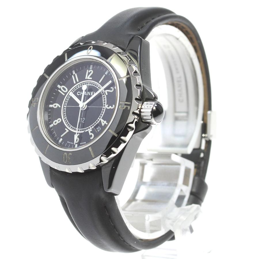 J 12 黒セラミック H0680 レディース CHANEL シャネル H0680 J12 黒セラミック デイト クォーツ