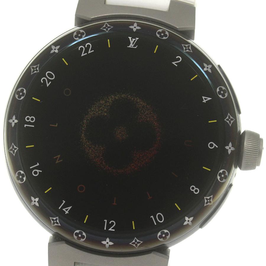 ルイヴィトン QAD01Z　タンブールホライゾン　ライトアップ　メンズ　腕時計 LOUIS VUITTON ルイ・ヴィトン QAD01Z タンブール ホライゾン