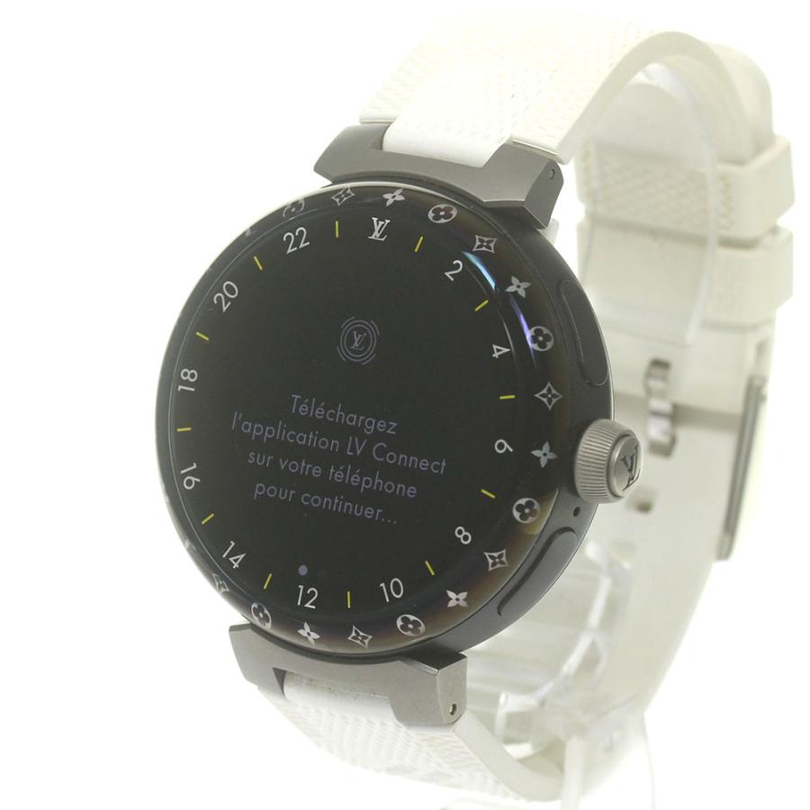 ルイヴィトン QAD01Z　タンブールホライゾン　ライトアップ　メンズ　腕時計 LOUIS VUITTON ルイ・ヴィトン QAD01Z タンブール ホライゾン