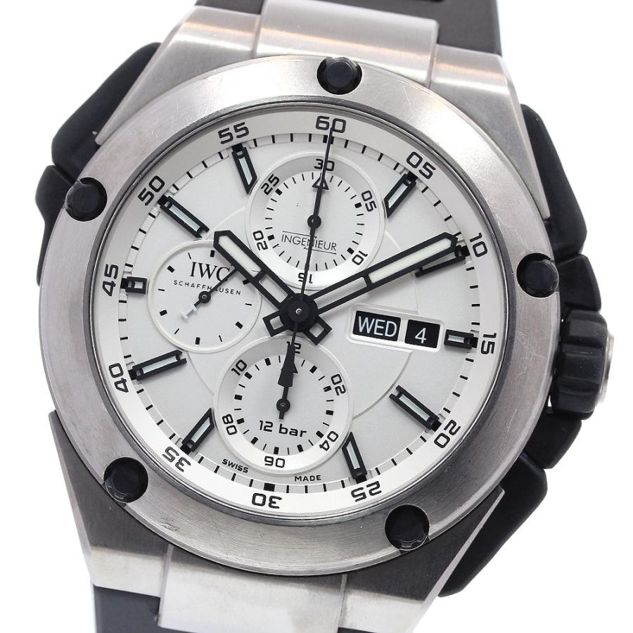 IWC SCHAFFHAUSEN IW386501 インジュニア ダブルクロノグラフ 自動巻き  
