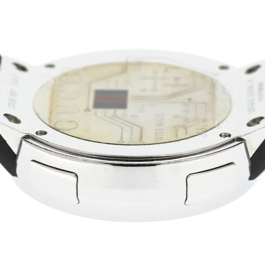 美品稼働］GUCCI アイグッチワールドタイムデジタル時計シェリー