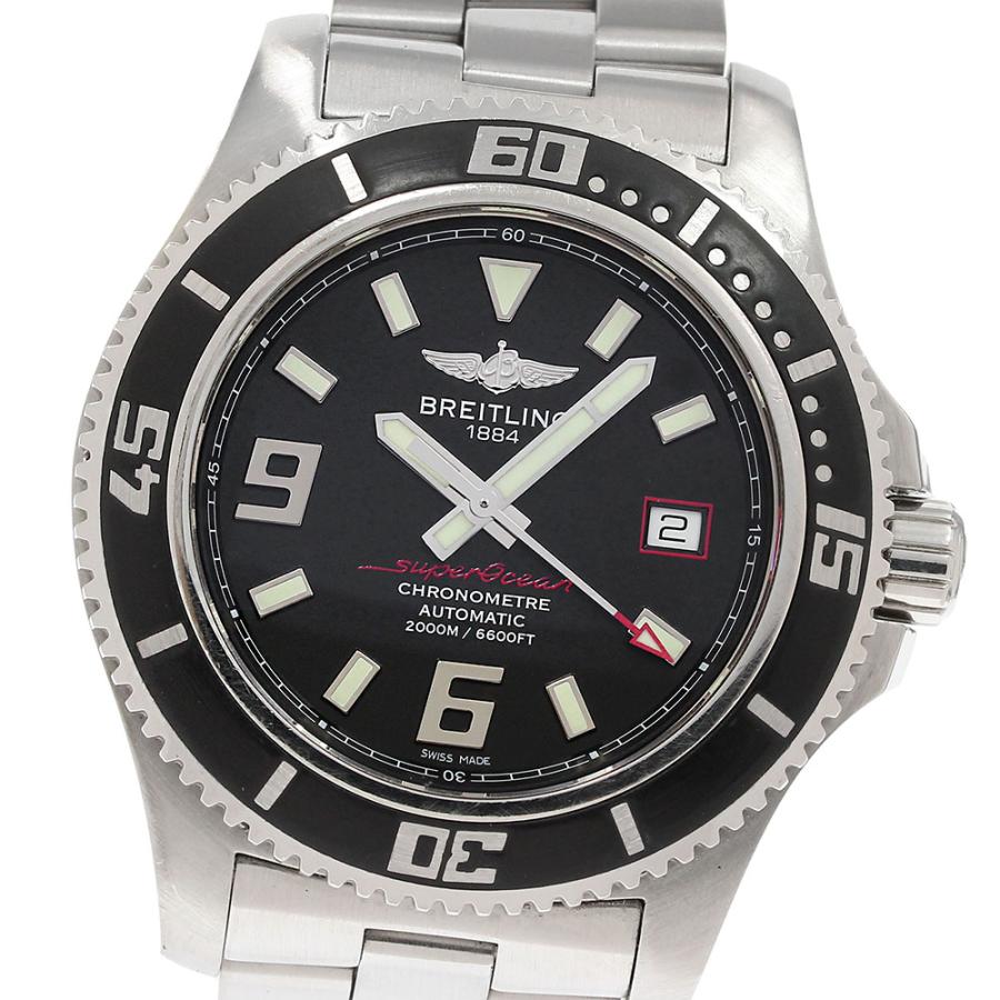 美品ブライトリング A17391 スーパーオーシャン 44 デイト メンズ ブライトリング（BREITLING） BREITLING A17391 スーパーオーシャン44