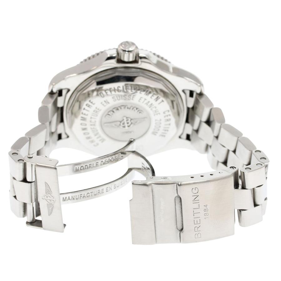 美品ブライトリング A17391 スーパーオーシャン 44 デイト メンズ ブライトリング（BREITLING） BREITLING A17391 スーパーオーシャン44
