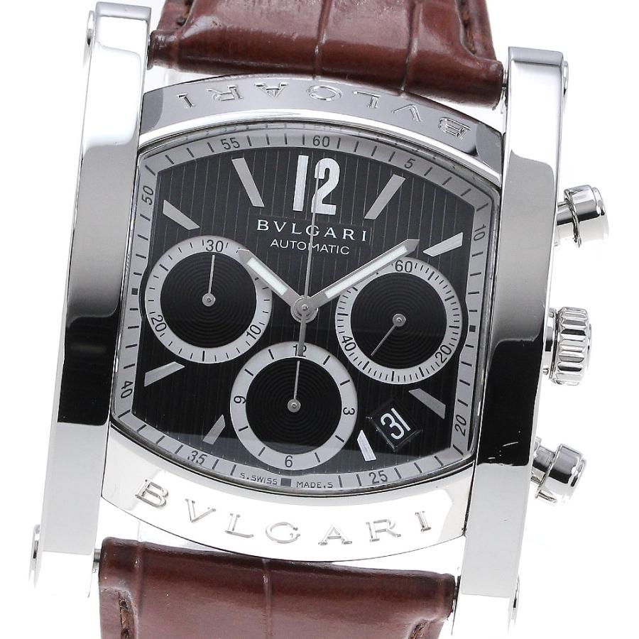 BVLGARI ブルガリ AA48SCH アショーマ クロノグラフ デイト 自動巻き 
