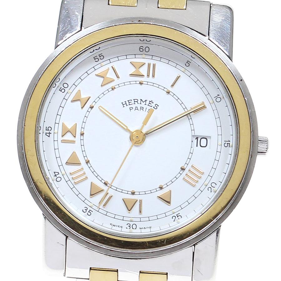 エルメス HERMES キャリック 582140 腕時計 クォーツ 稼働品