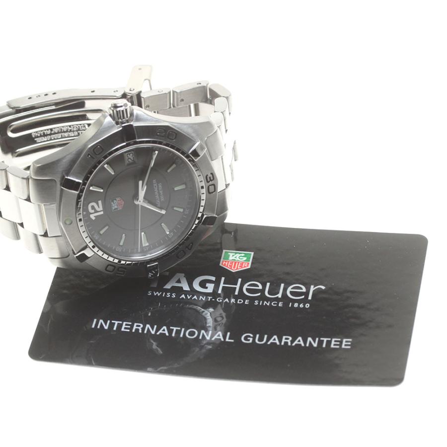 美品 OH済み】タグホイヤー WAF111E アクアレーサー デイト 美品 OH