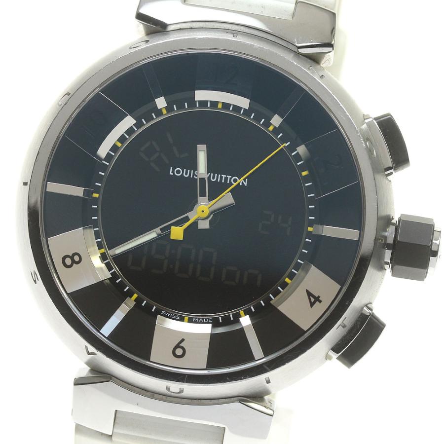 ルイ・ヴィトン LOUIS VUITTON Q118F LOUIS VUITTON ルイ・ヴィトン Q118F タンブール インブラック