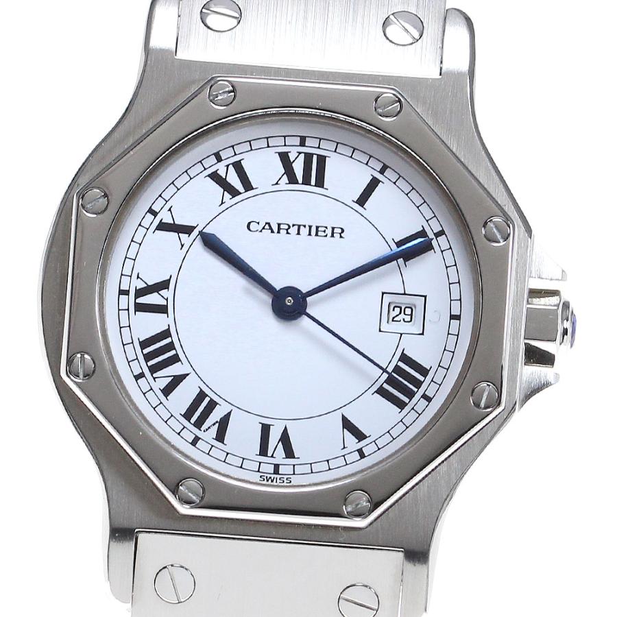 Cartier カルティエ CARTIER サントスオクタゴンLM デイト 自動巻き  