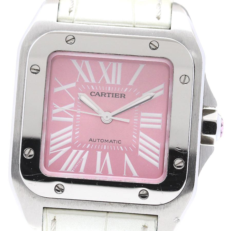 Cartier カルティエ CARTIER W20133X8 サントス100 MM 自動巻き  