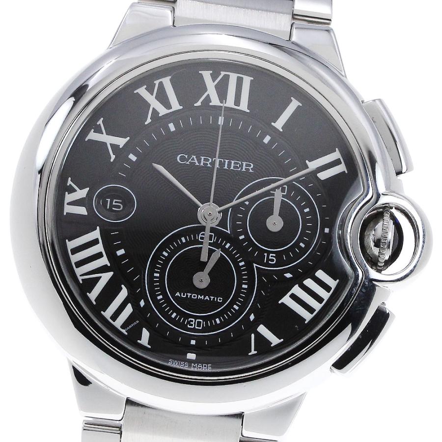 カルティエ CARTIER W6920025 バロンブルーLM クロノグラフ 自動巻き メンズ 良品 _956738 Cartier（カルティエ） CARTIER W6920025 バロンブルーLM クロノグラフ