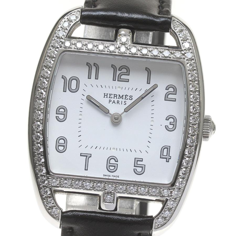 エルメス HERMES CT1.730 ケープコッド トノー ダイヤベゼル クォーツ レディース _842324 HERMES（エルメス） HERMES CT1.730 ケープコッド トノー ダイヤベゼル