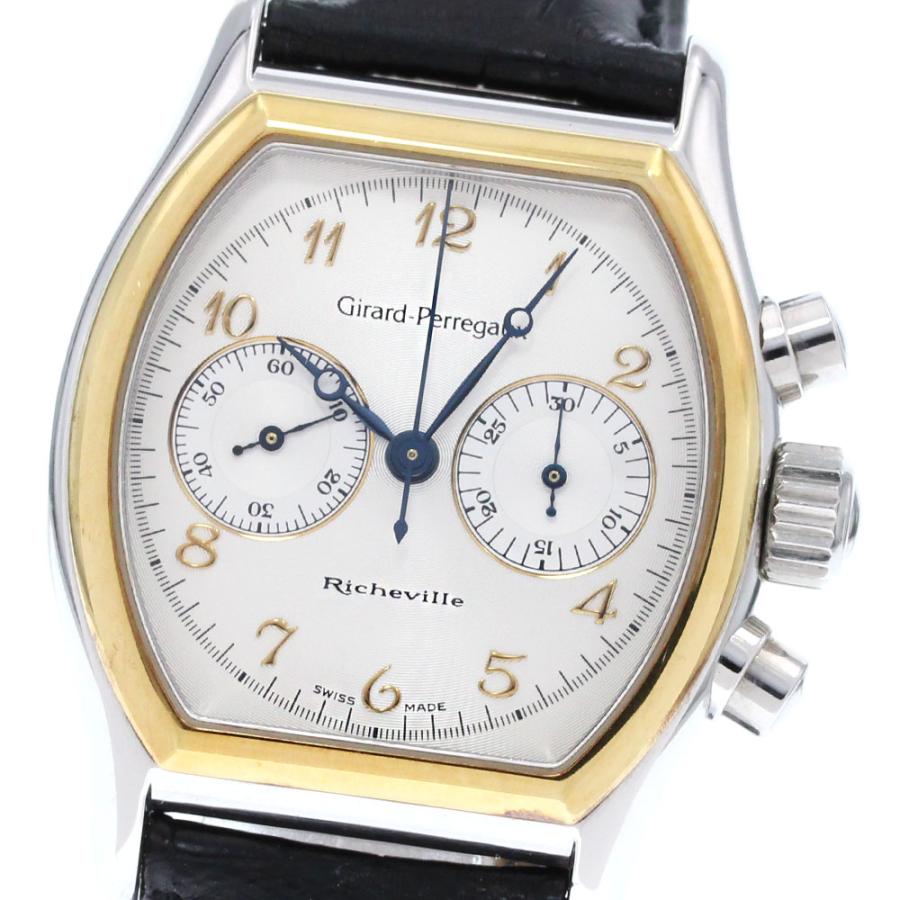 ジラール・ペルゴ GIRARD PERREGAUX 2710 リシュビル クロノグラフ 手巻き メンズ _845912【ev15】 ジラール・ペルゴ（GIRARD-PERREGAUX） GIRARD PERREGAUX 2710