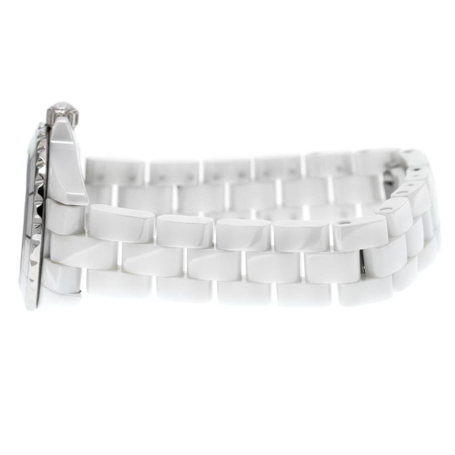 シャネル CHANEL H2570 J12 ホワイトセラミック 8Pダイヤ クォーツ レディース 良品 _842545 CHANEL（シャネル） CHANEL H2570 J12 ホワイトセラミック 8Pダイヤ