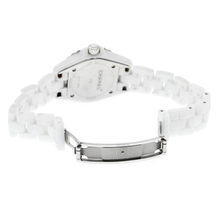 シャネル CHANEL H2570 J12 ホワイトセラミック 8Pダイヤ クォーツ レディース 良品 _842545 CHANEL（シャネル） CHANEL H2570 J12 ホワイトセラミック 8Pダイヤ