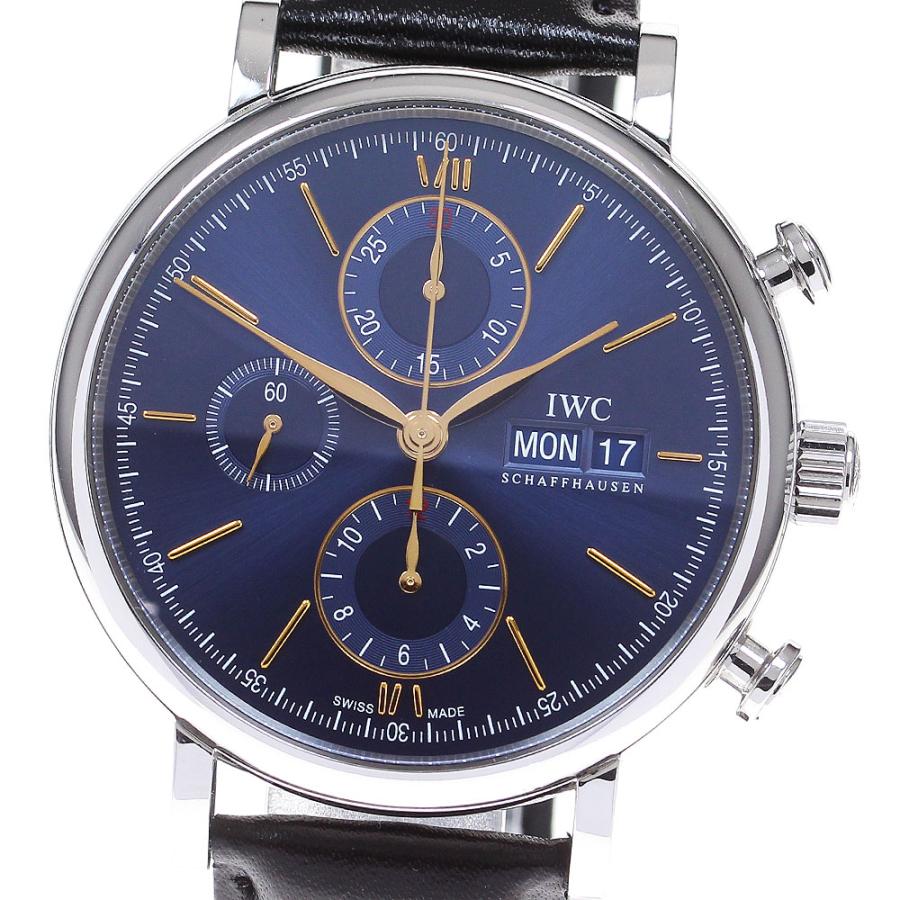 IWC SCHAFFHAUSEN IW391036 ポートフィノ クロノグラフ デイデイト  