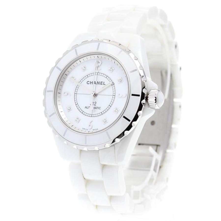 CHANEL（シャネル） CHANEL H2423 J12 白セラミック 8Pダイヤ 自動巻き