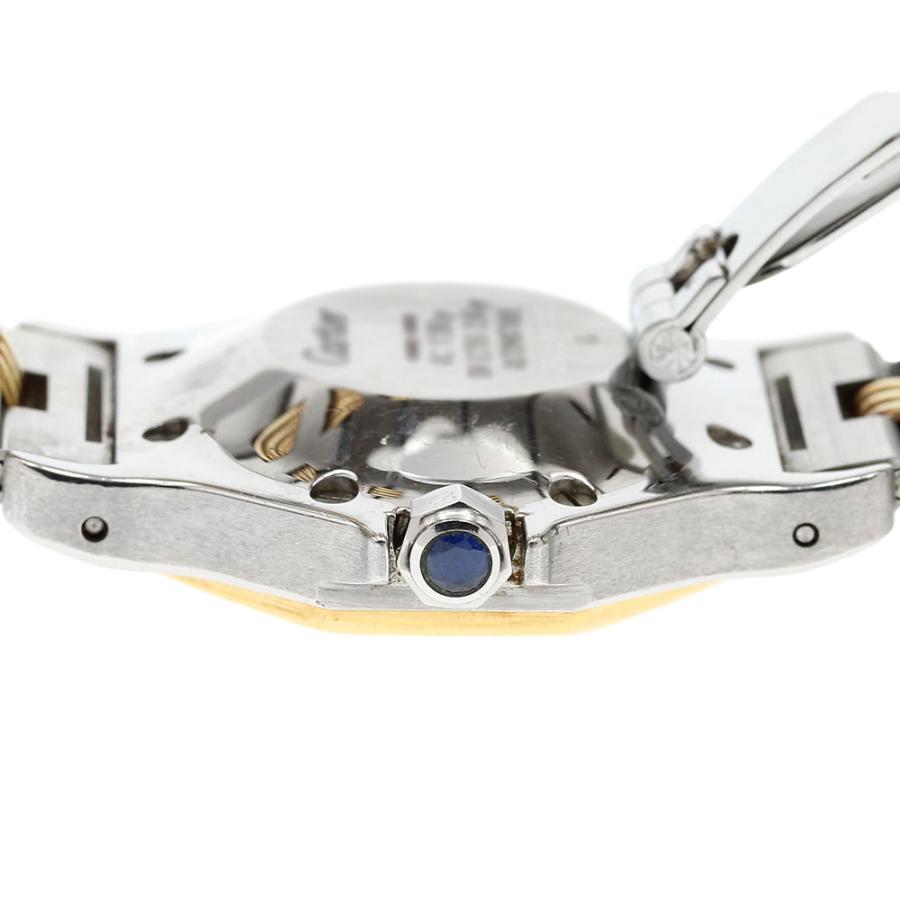 Cartier（カルティエ） 訳あり サントスオクタゴンLM YGベゼル デイト
