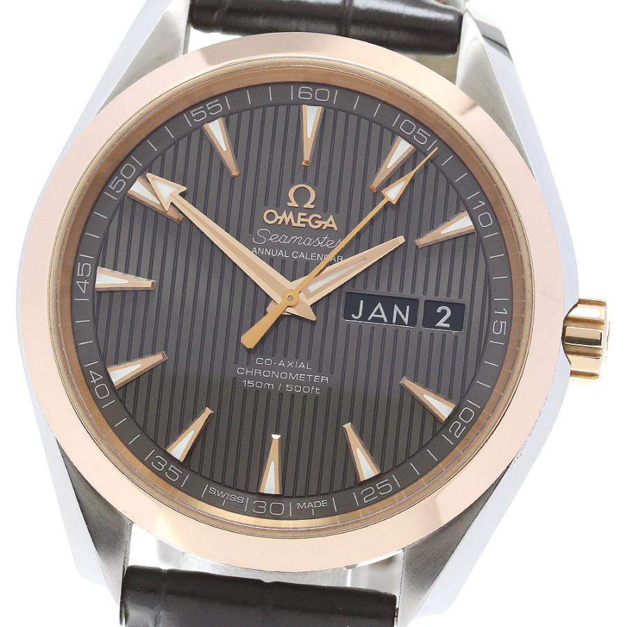☆美品 【OMEGA】オメガ シーマスター アクアテラ コーアクシャル アニュアルカレンダー 231.23.43.22.06.002 自動巻き メンズ_722849 OMEGA（オメガ） OMEGA 231.23.43.22.06.002 シーマスター アクアテラ