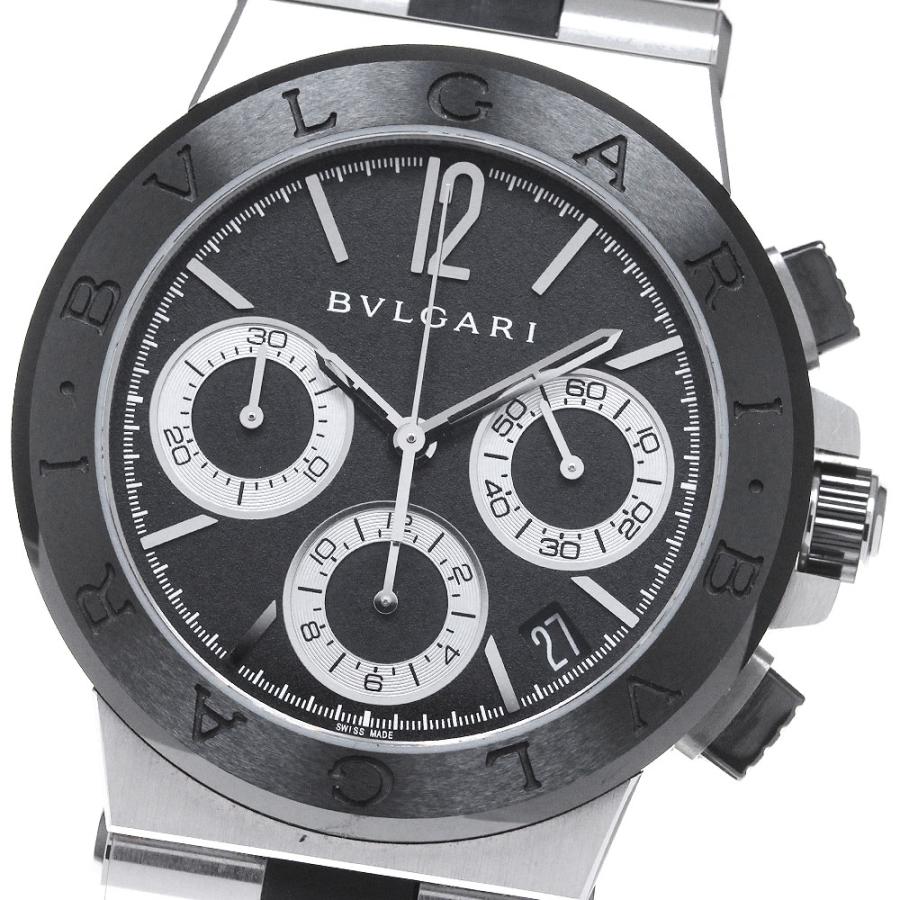 ブルガリ BVLGARI DG37SCCH ディアゴノ クロノグラフ デイト 自動巻き ボーイズ 良品 _951348 BVLGARI（ブルガリ） BVLGARI DG37SCCH ディアゴノ クロノグラフ 自動