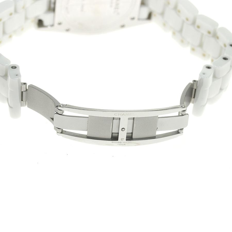 シャネル CHANEL H1007 J12 クロノグラフ ホワイトセラミック 自動巻き メンズ _843809 CHANEL（シャネル） CHANEL H1007 J12 クロノグラフ ホワイト