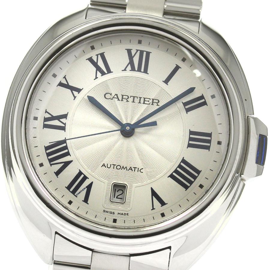 カルティエ CARTIER WSCL0007 クレ ドゥ カルティエ デイト 自動巻き メンズ 美品 内箱・保証書付き_961367 Cartier（カルティエ） CARTIER WSCL0007 クレ ドゥ デイト 自動巻き