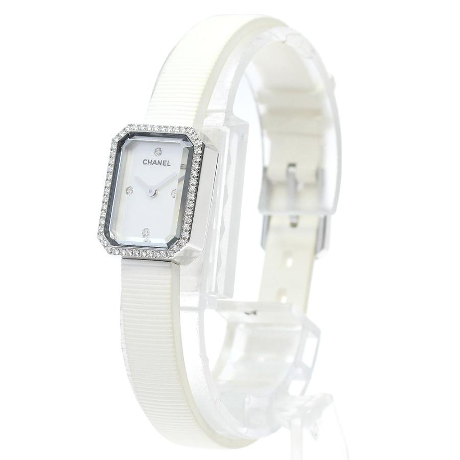 CHANEL★プルミエール  腕時計★ホワイト H2433 楽天市場】電池交換済 CHANEL シャネル プルミエール H2433 白