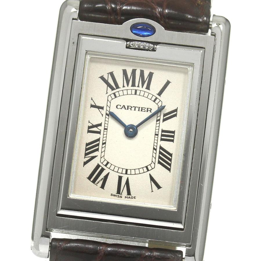 カルティエ CARTIER W1014558 タンクバスキュラントMM ミレニアム 限定365本 クォーツ ボーイズ _945597 Cartier（カルティエ） CARTIER W1014558 タンクバスキュラントMM